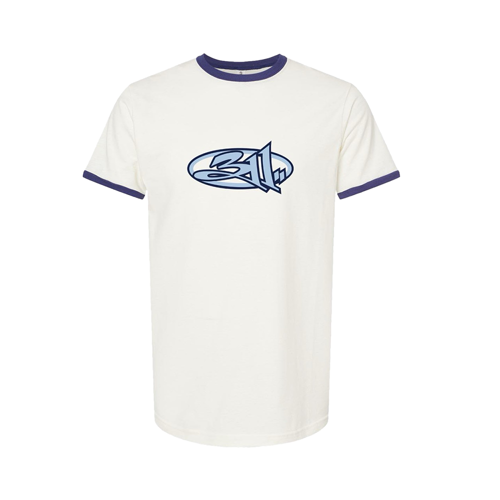 311 Blue Album Ringer T-Shirt - 311 Official Store