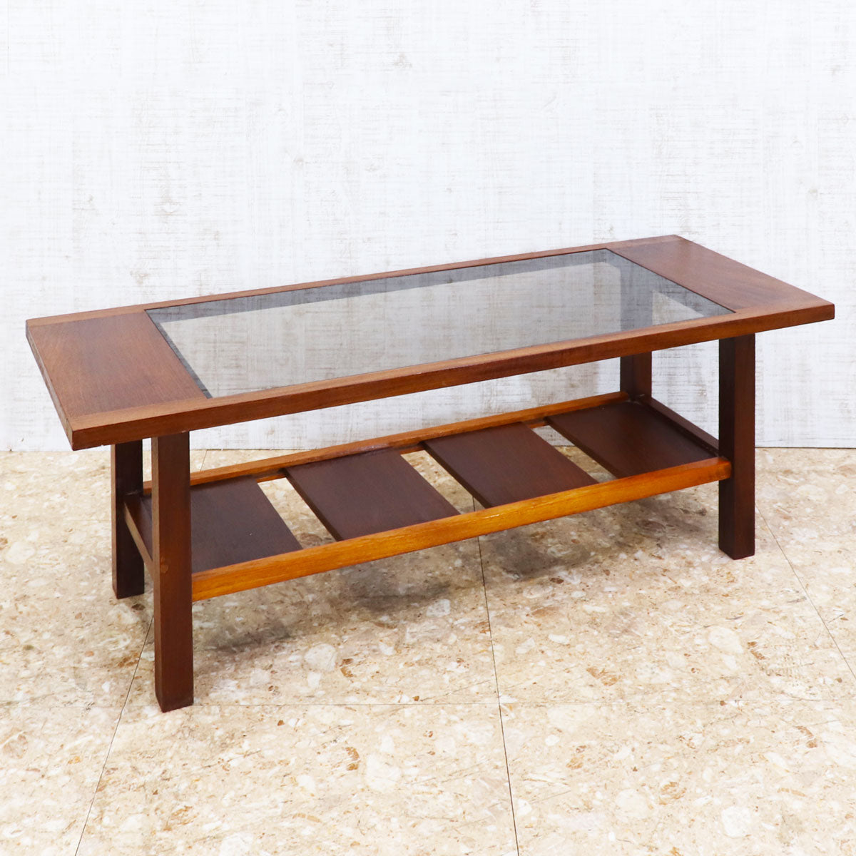 最終値下げ】アンティーク 家具 ガラストップ コーヒーテーブル 英国