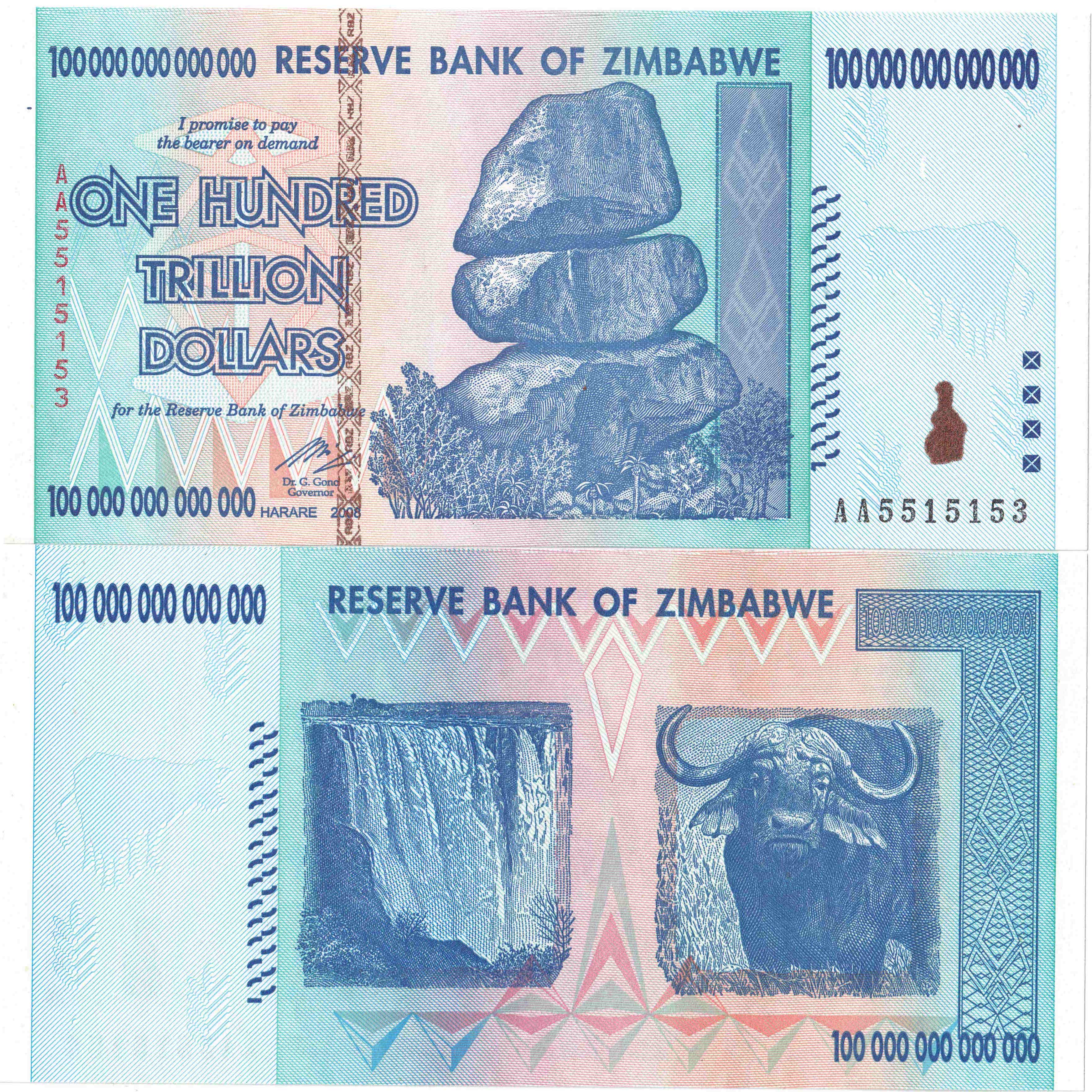 ジンバブエ】100兆ジンバブエドル – SALADIN