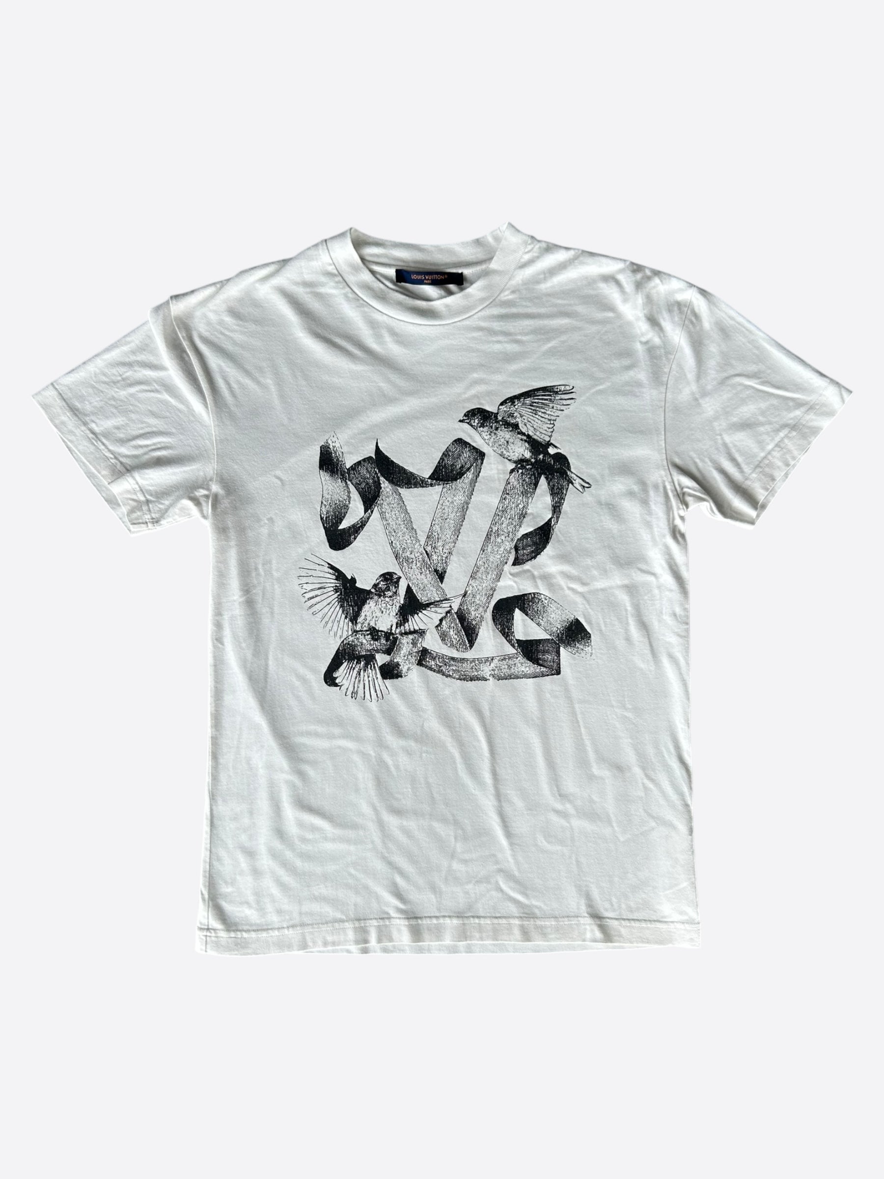 LV×BIRDS プリントTシャツ Louis Vuitton LV Birds Printed Cotton T