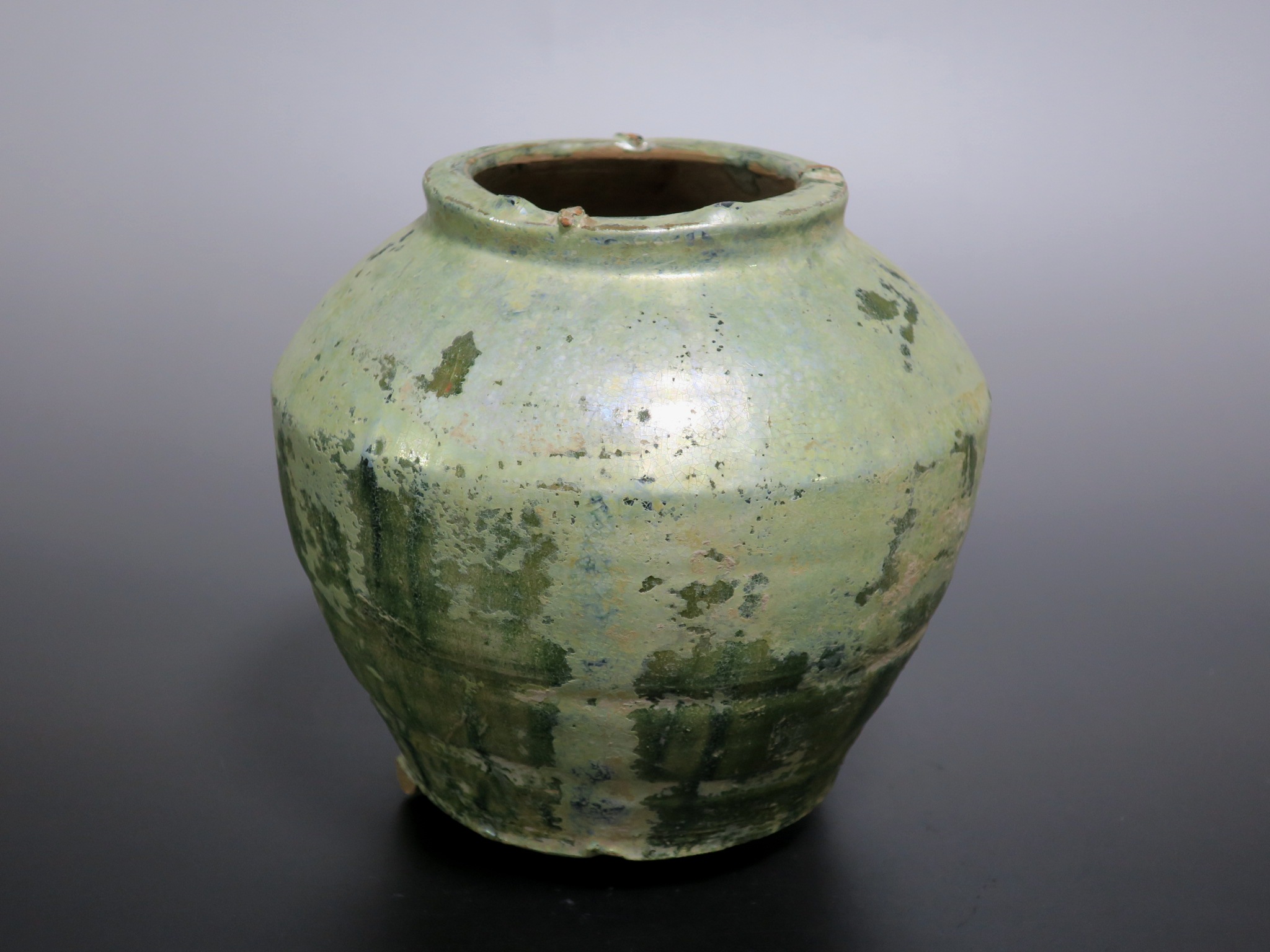 壺 骨董品 XG330時代物・呂宋壺・三耳壺・茶壺・茶道具・骨董