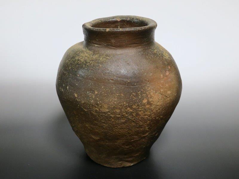 自然釉 常滑焼 壷 [B31489] 【公式通販】