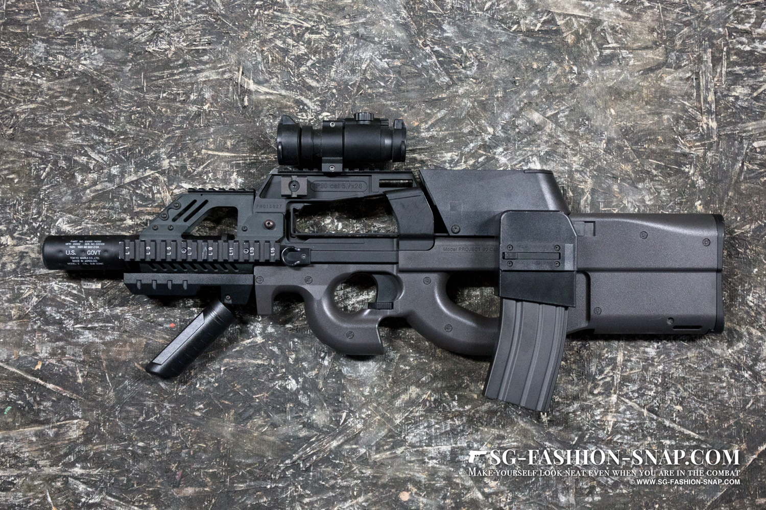 東京マルイ P90+ カスタム 東京マルイ P-90プラス 電動ガンのカスタム