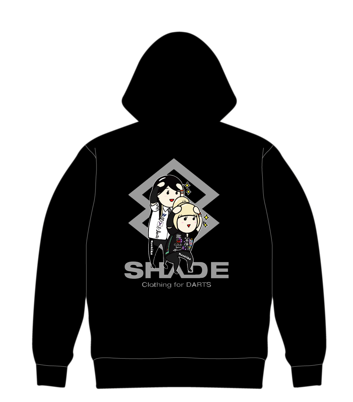 鈴木未来選手＆坂口優希恵選手 SHADEポーズパーカー | SHADE