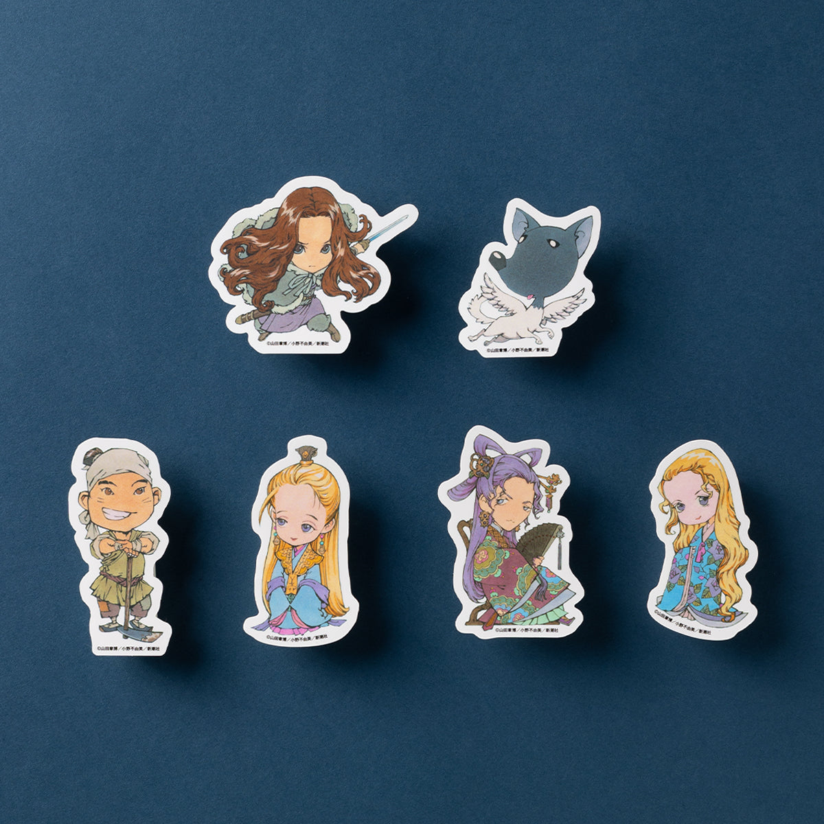 十二国記」ちびキャラダイカットステッカー【四】 – 新潮ショップ
