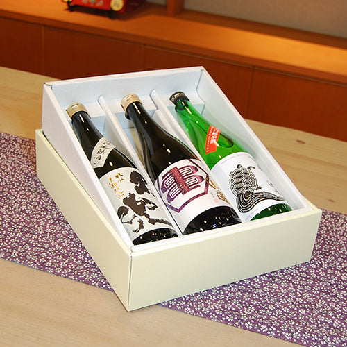 ギフトセット箱 3本用｜池亀酒造｜日本酒 焼酎 果実酒など、もらって