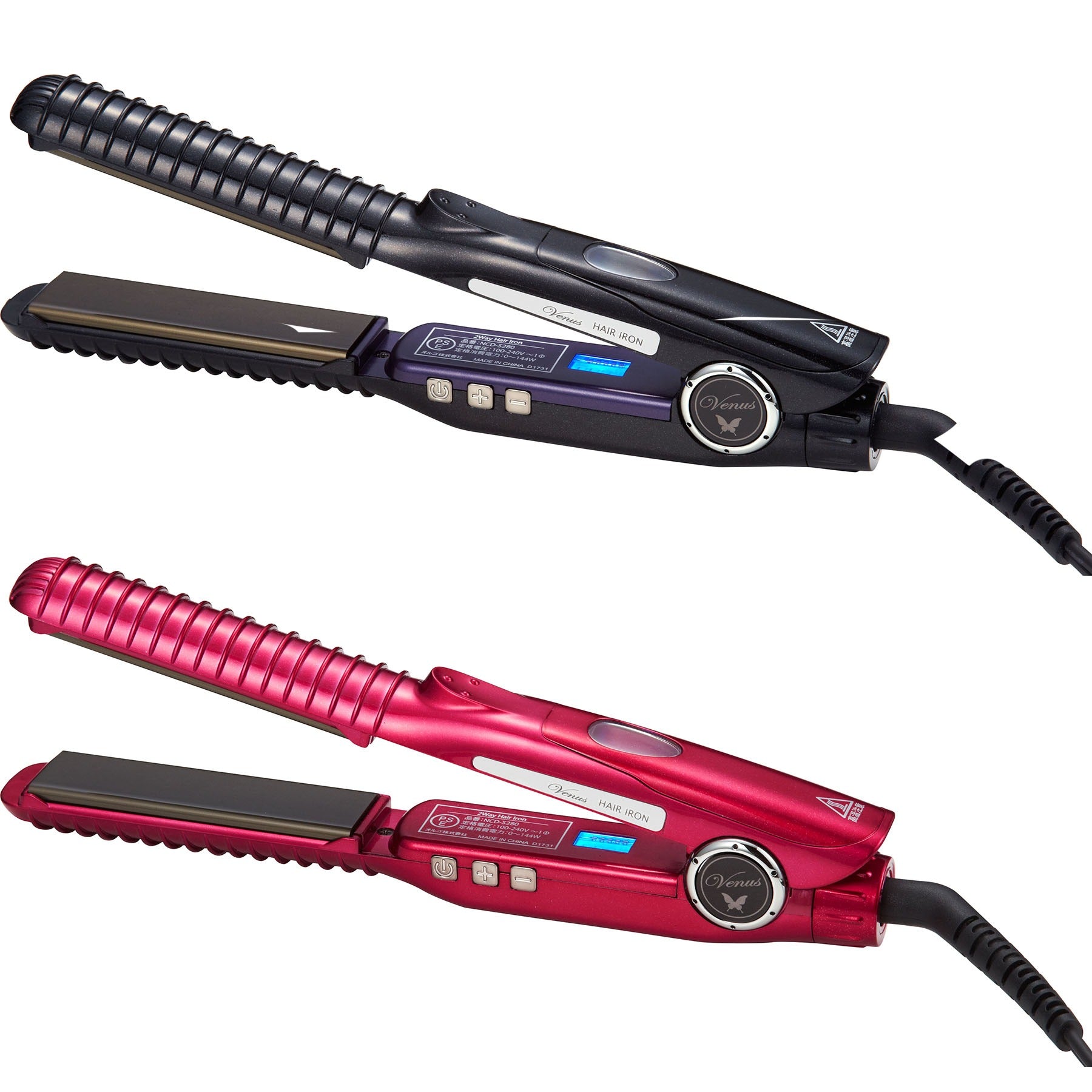 アウトレット】VENUS ヴィーナス ストレート＆カールヘアアイロン NCD