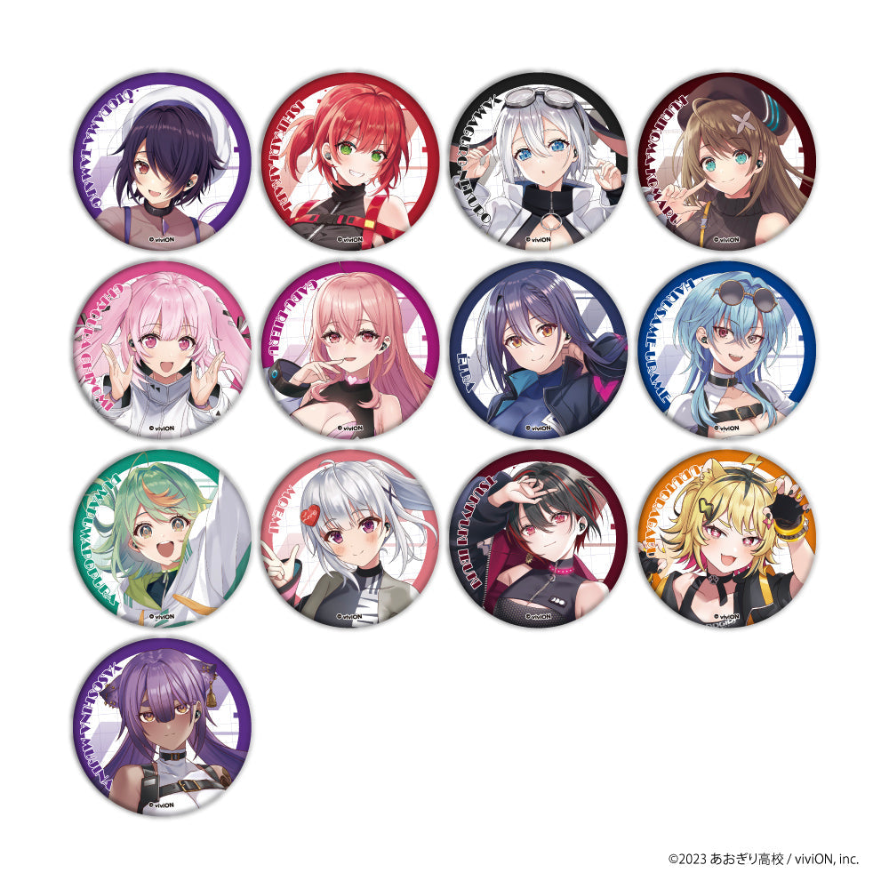 トレーディング缶バッジ あおぎり高校 全13種