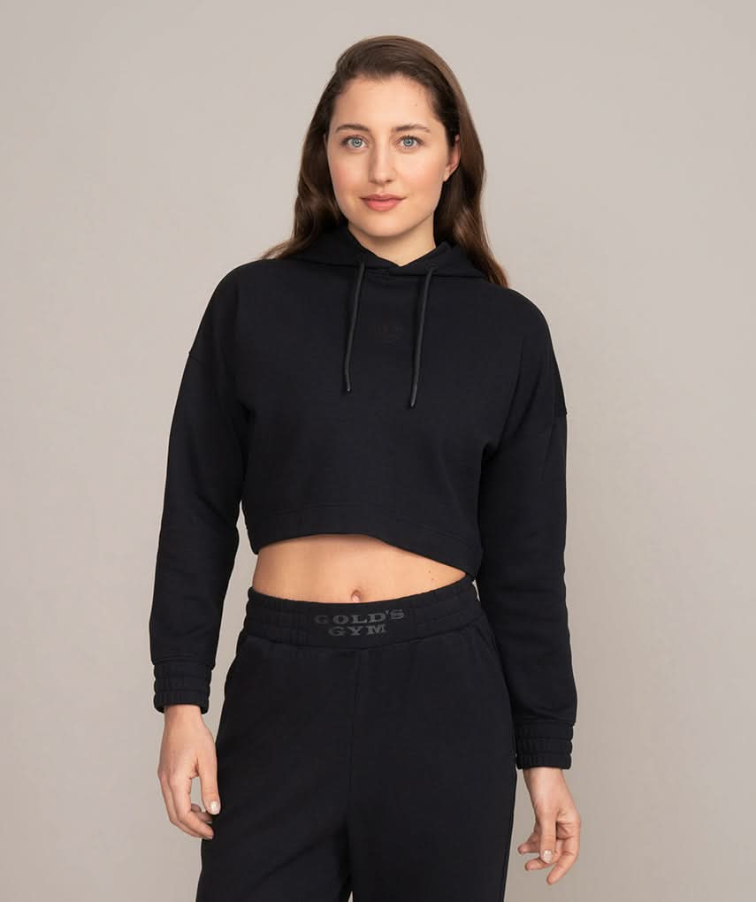 Gold's Gym® - Women's Crop Top Hoodie – Gold's Gym® Official Store