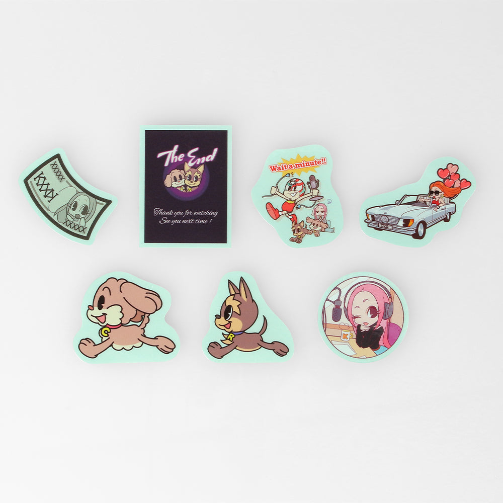 ステッカーセット ver.B – KK App Shop（倖田來未 公式アプリ）