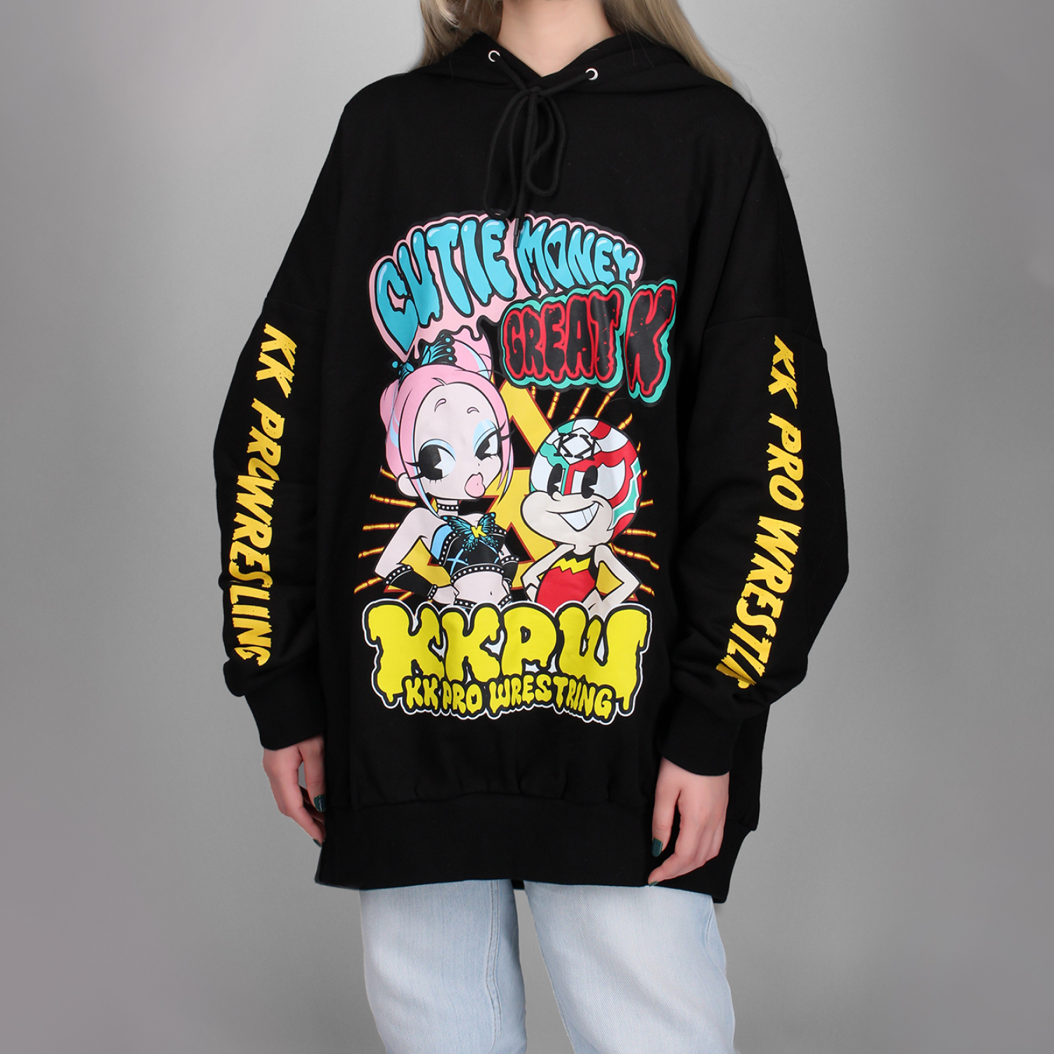 倖田來未 〆PILE LONG SLEEVE HOODIE パーカー 【済 倖田來未 パーカー】