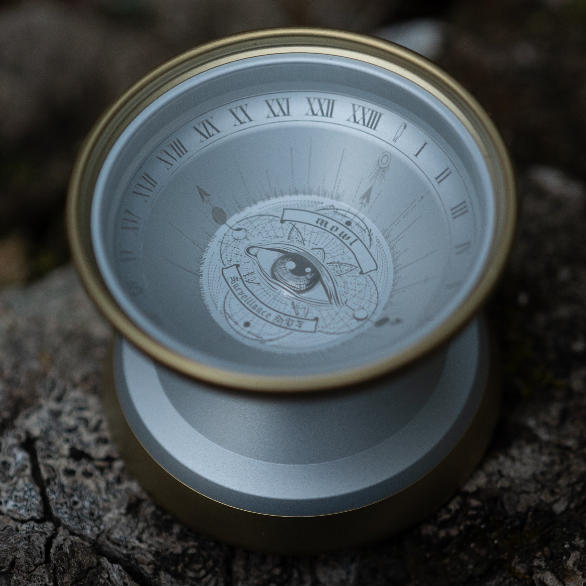 Surveillance HPF / Navy / Matt Gold Rim | mowl International