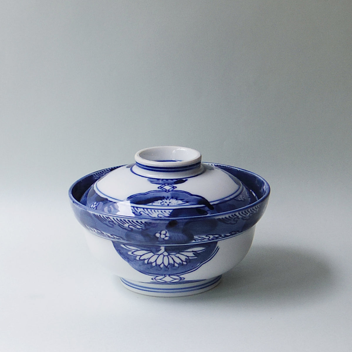 中国 染付 古伊万里 伊万里 ミツ丼 3個 中国 染付 古伊万里 伊万里