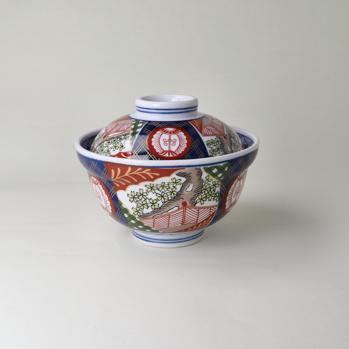 七宝焼 熱化工業 透釉 花鳥文 花瓶 唐木台・箱付 V R9322 七宝焼