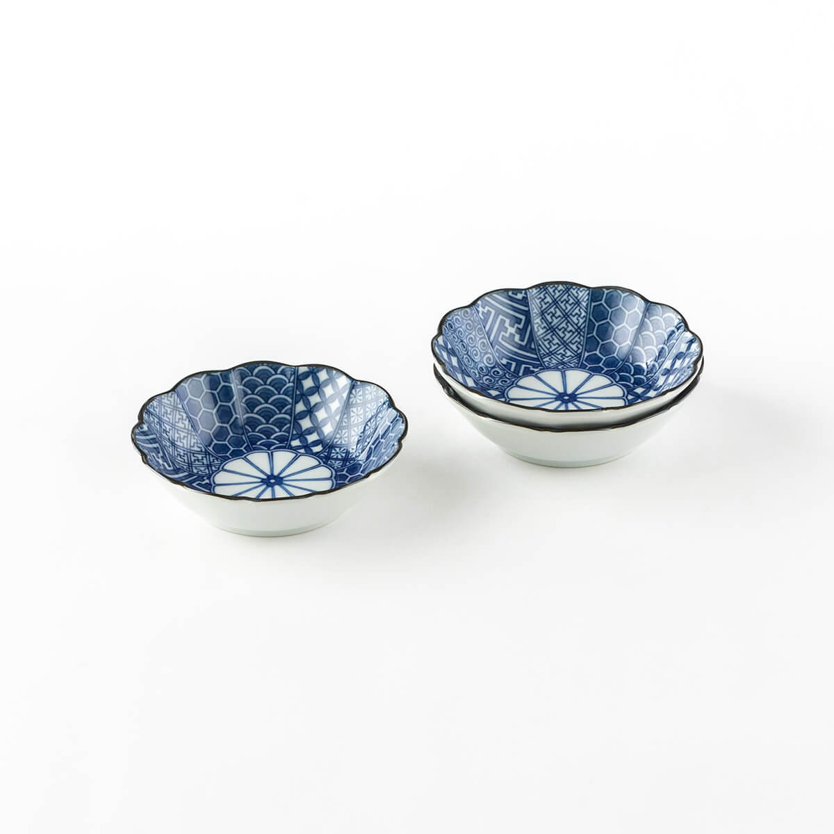 染付祥瑞 小鉢 3Pセット – 陶土う庵