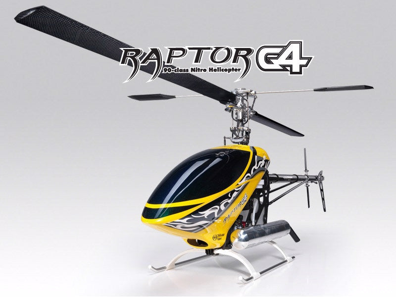 Thunder Tiger RC Helicoptor Raptor 90 G4 Nitro Kit 4893-K10