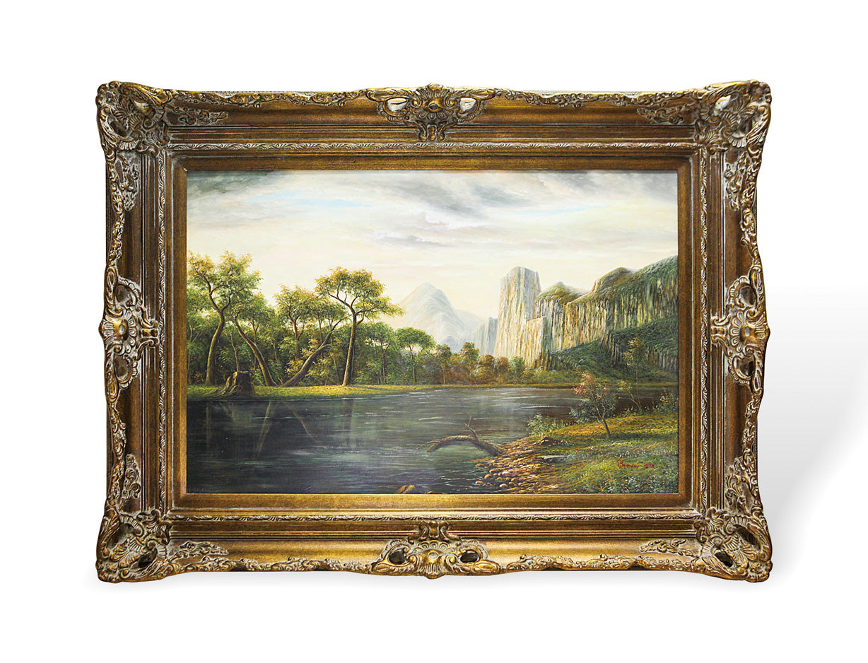 油絵 イギリス風景