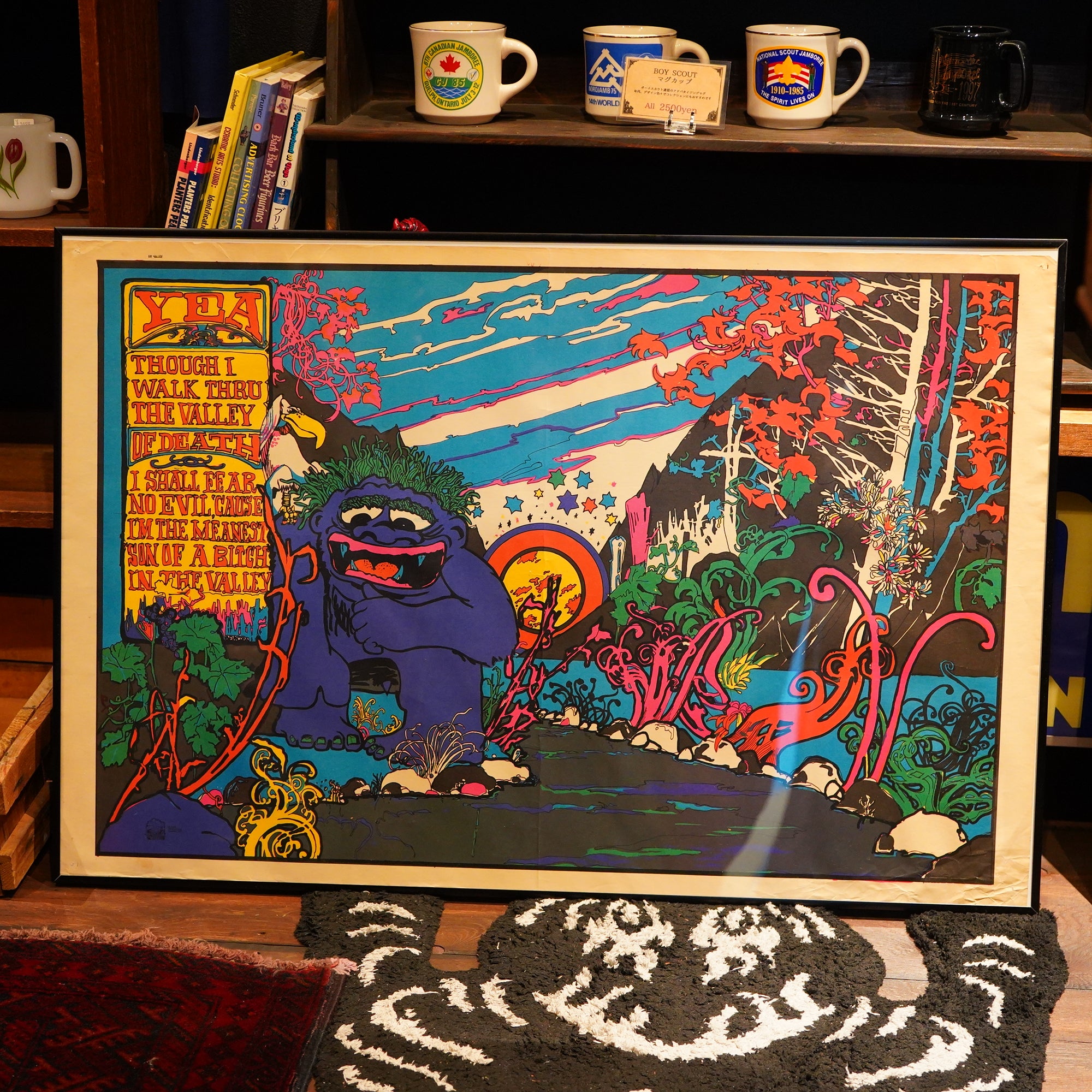 90s ヴィンテージ ブラックライトポスター ボブマーリー 90s