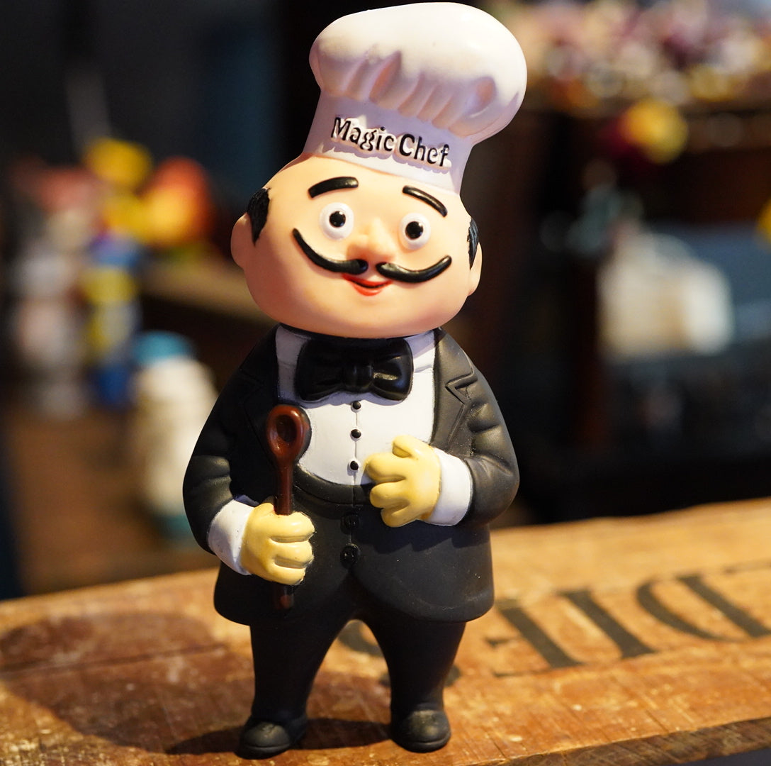 ビンテージ マジックシェフ コインバンクフィギュア アドバタイジング