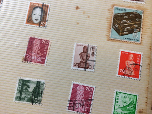 古い切手アルバムから「奈良柄切手」を探してみました (by 奈良に住ん