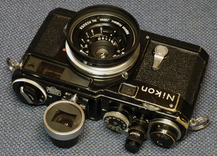 ニコン W-ニッコール2.5cmf4ブラック後期型 ファインダー付き ニコン W