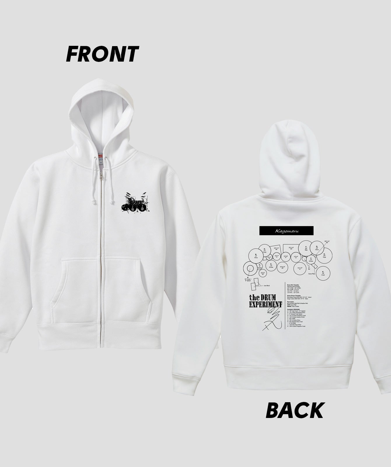 真天地開闢集団ジグザグ 「最高」禊パーカー 参拝装束 フード付き