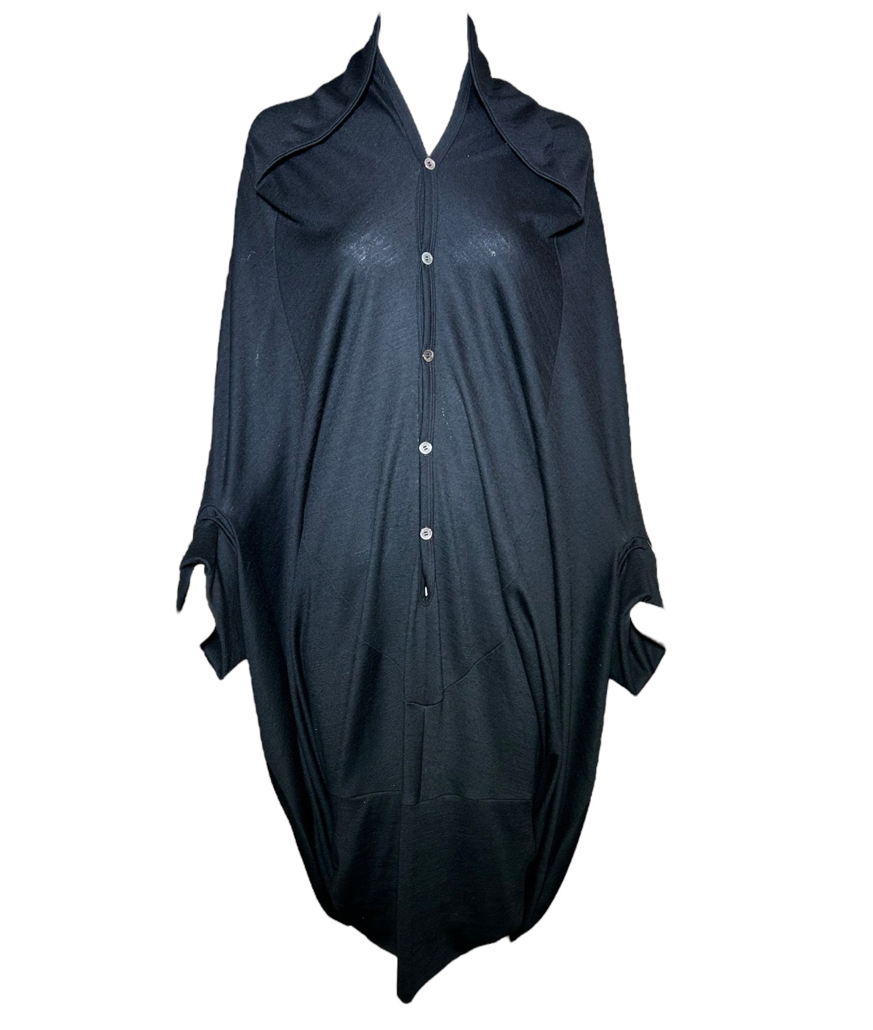 Junya Watanabe COMME des GARÇONS F/W 2008 Button Up Cocoon Dress