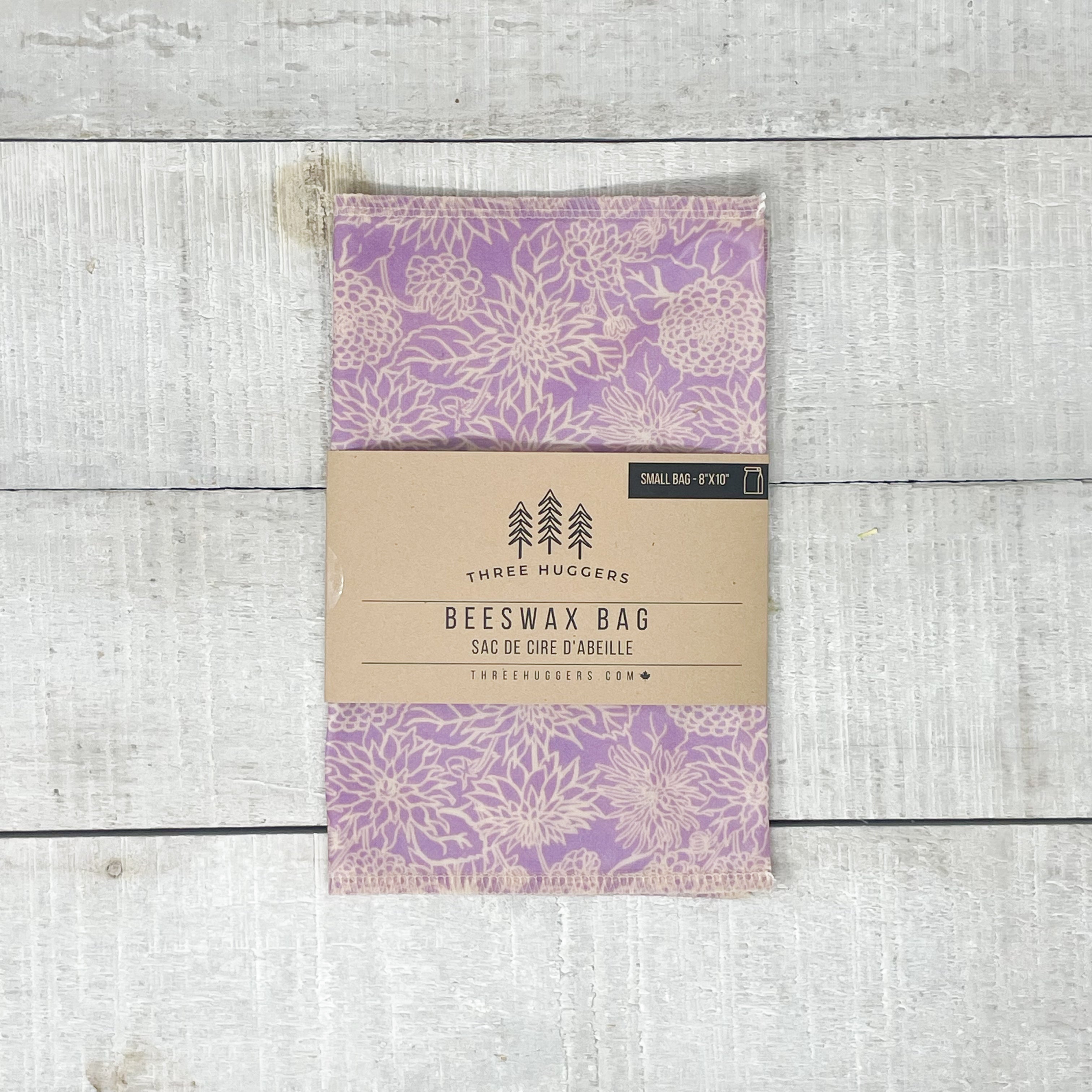 Small Beeswax Bag - Lilac Zinnia – Three Huggers