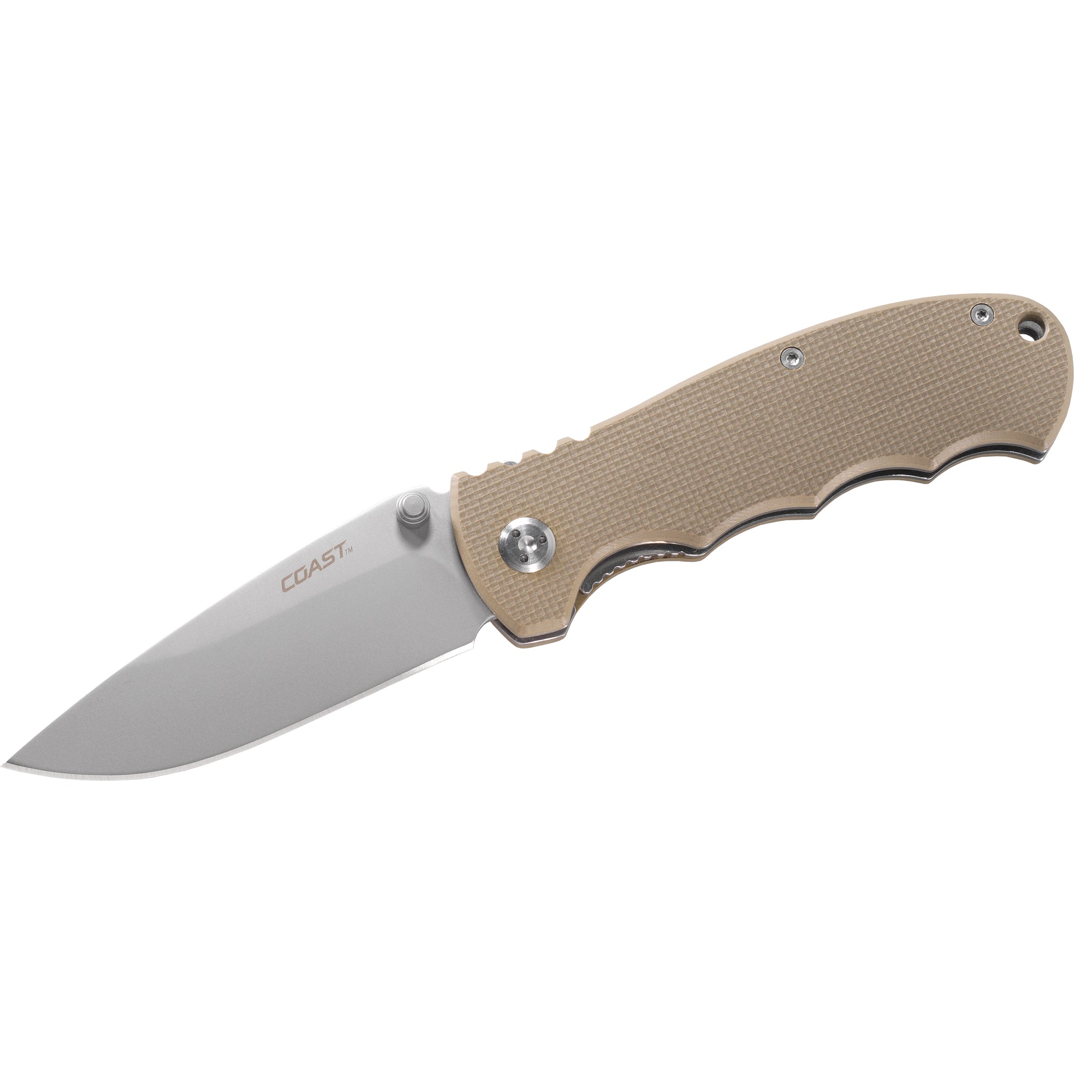 Coast 19918 DX356 3.5 in slvr double lock folding knife – Toolup