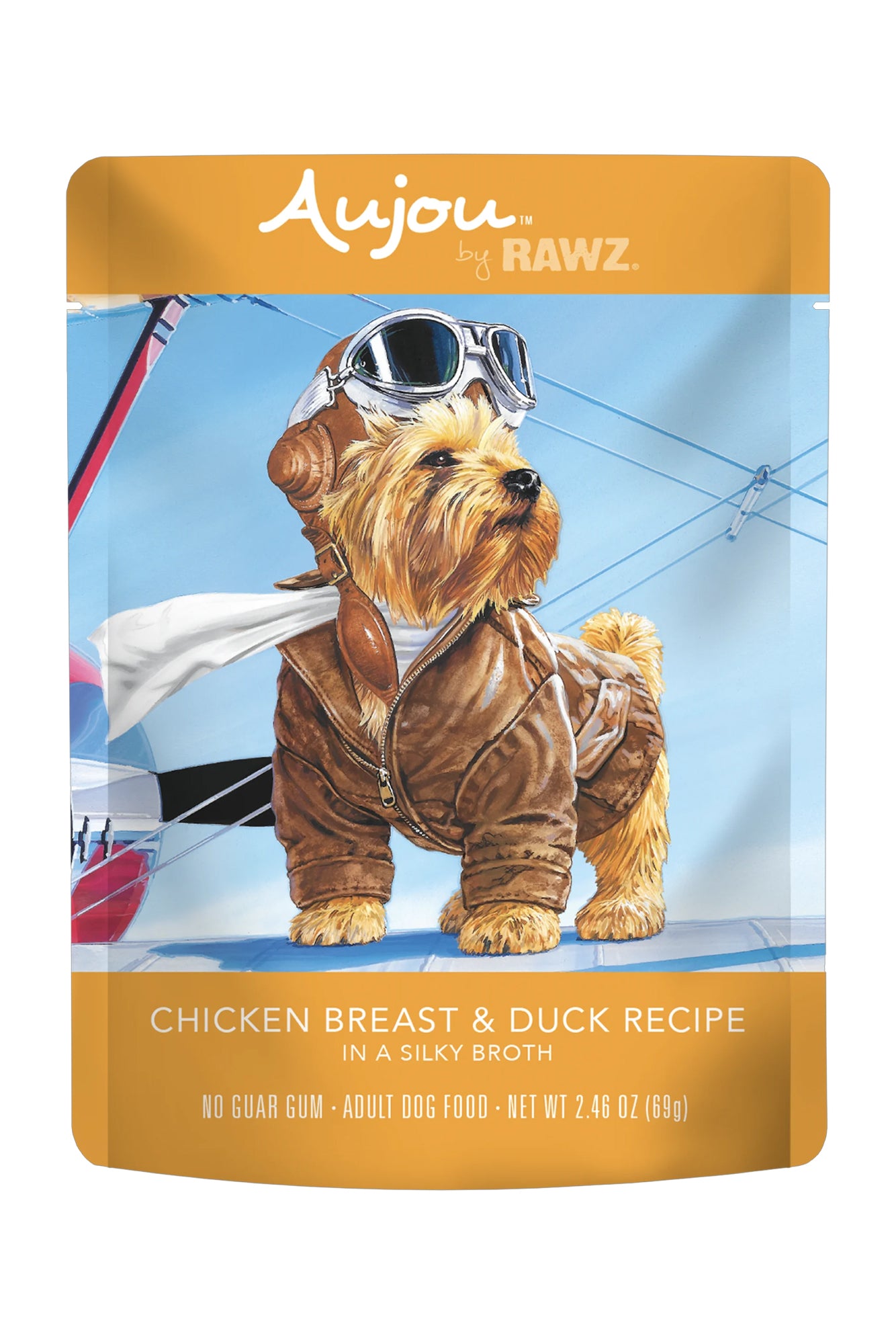 Rawz Aujou Chicken Breast & Duck Dog Food Pouch in Austin, Texas