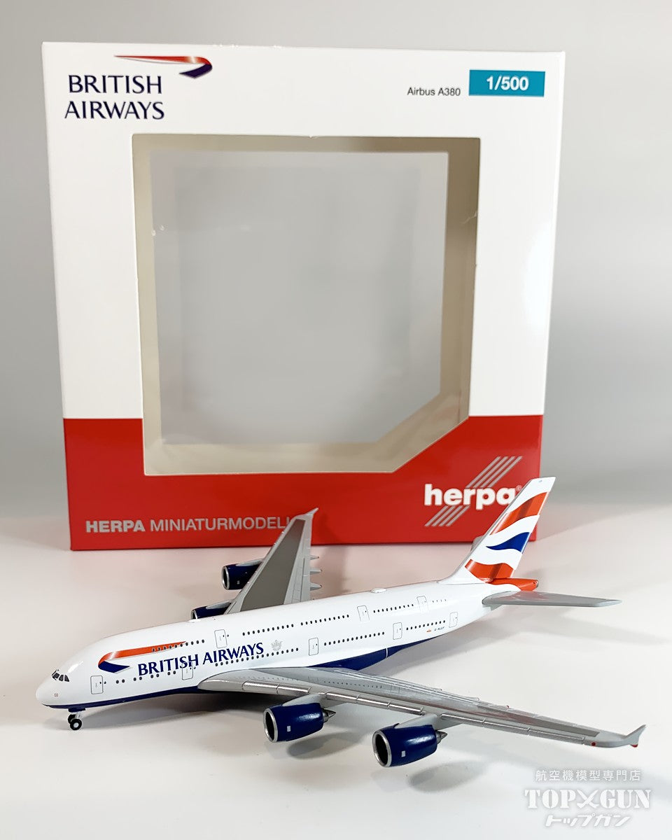 Herpa Wings A380 ブリティッシュ エアウェイズ G-XLEF 1/500 [524391-003]