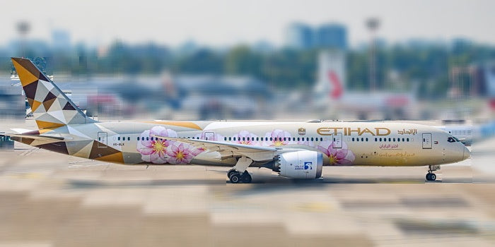 ETIHAD エティハド航空 B787-9 1/200 herpa wings 1/200 787-9