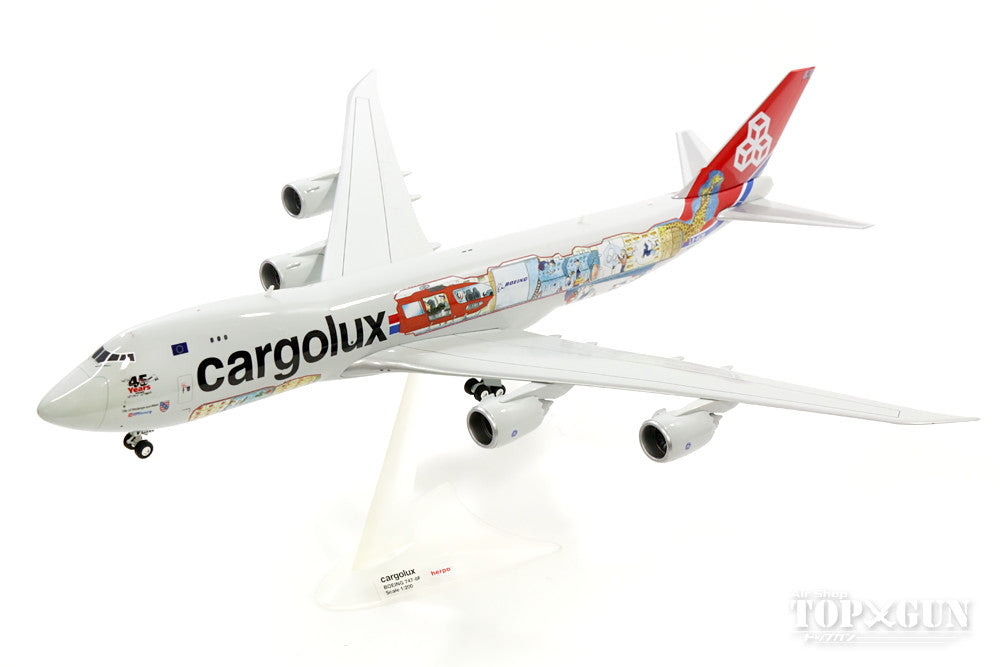 Herpa Wings 747-8F（貨物型） カーゴルクス 特別塗装 「創業45周年