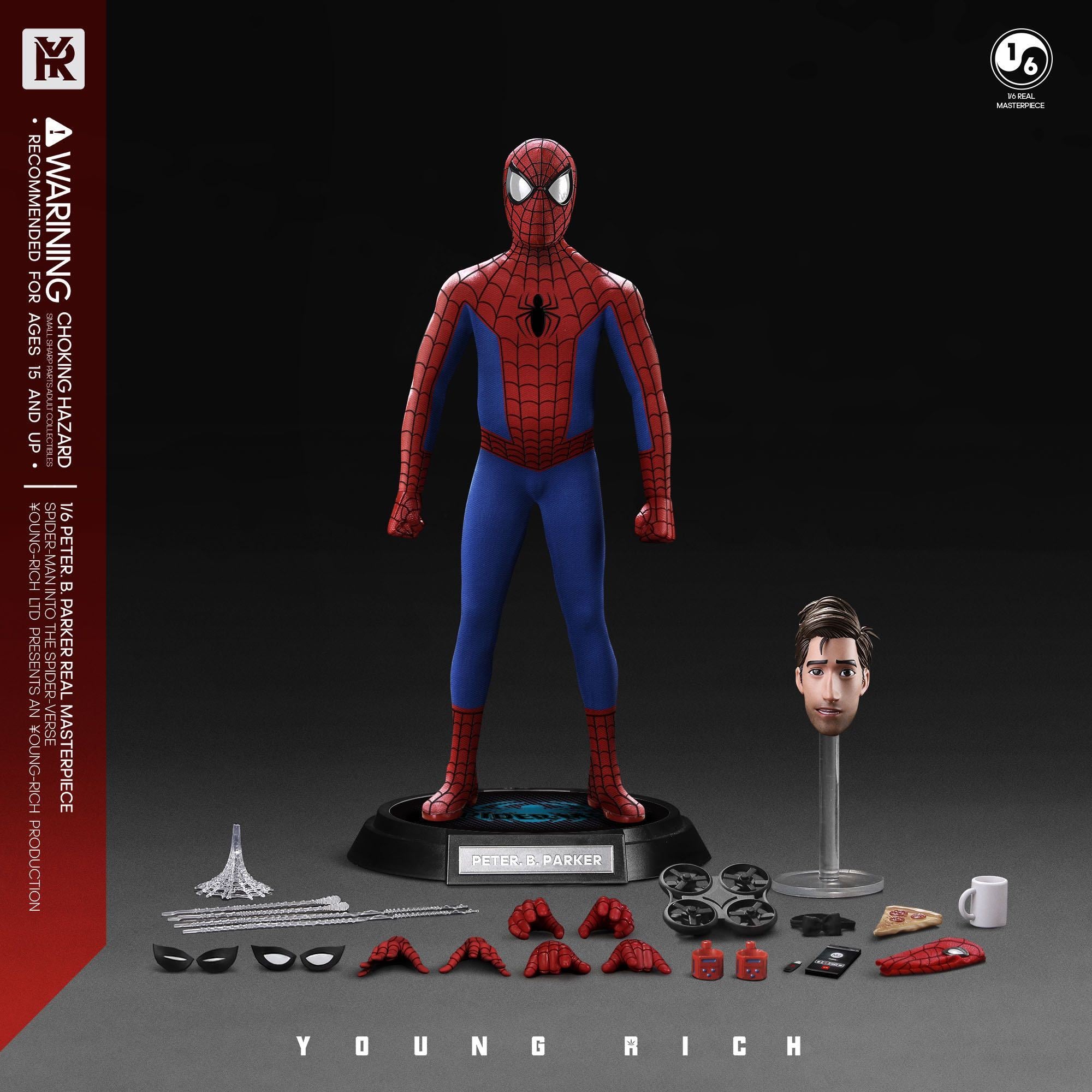 Young Rich 1/6 Peter B Parker (Spider-man: Into the Spider-Verse) Sixt