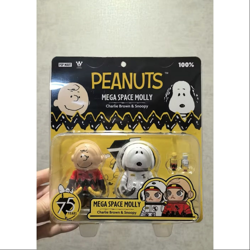MEGA SPACE MOLLY 100% Charlie Brown & Snoopy 2025 Limited Edition