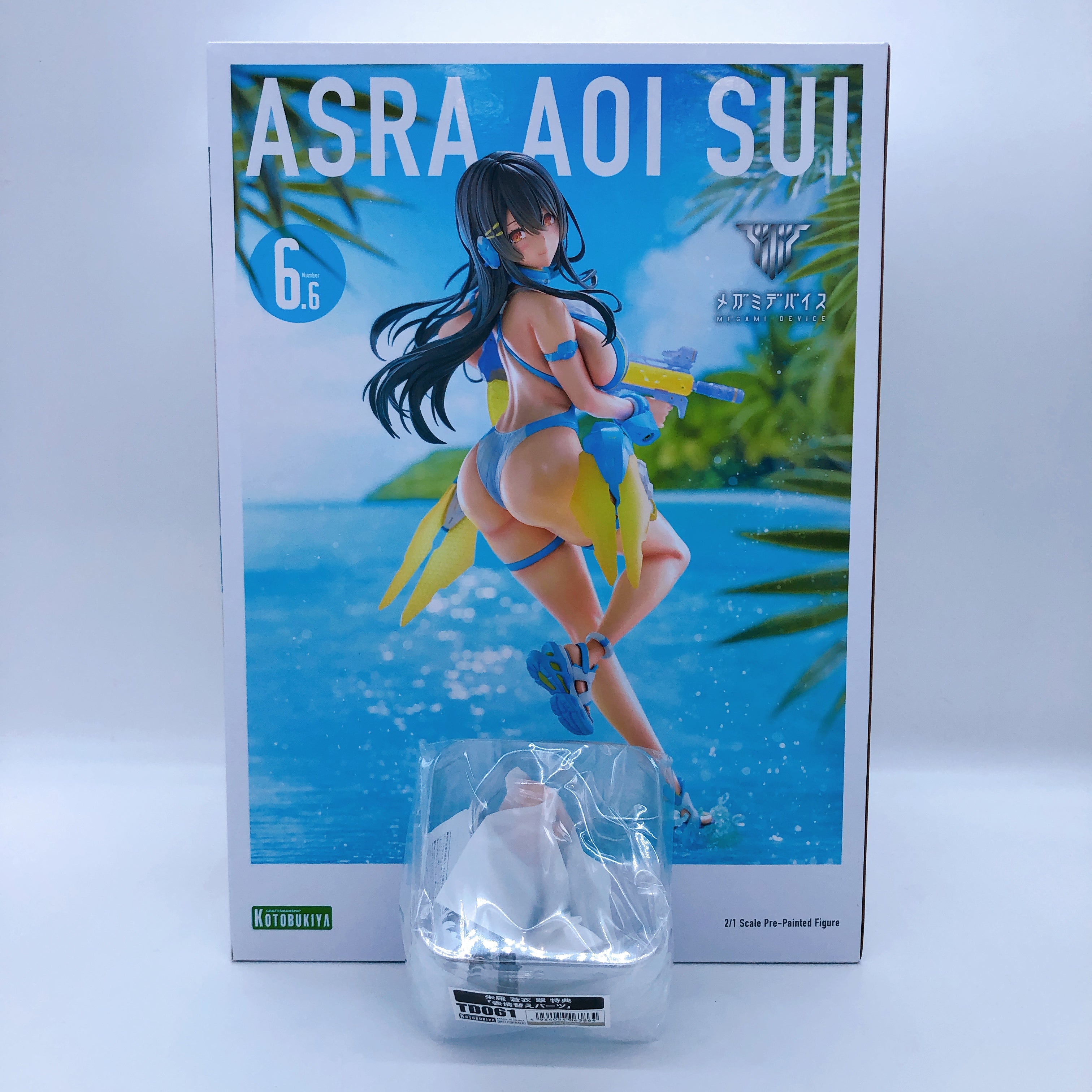 w/Bonus) Megami Device ASRA Aoi Sui 2/1 Scale PVC Figure Number 6.6 N