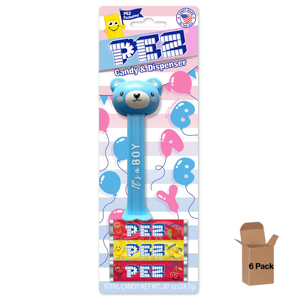 Blue Bear - It's A Boy 6pk Bundle – PEZ Candy