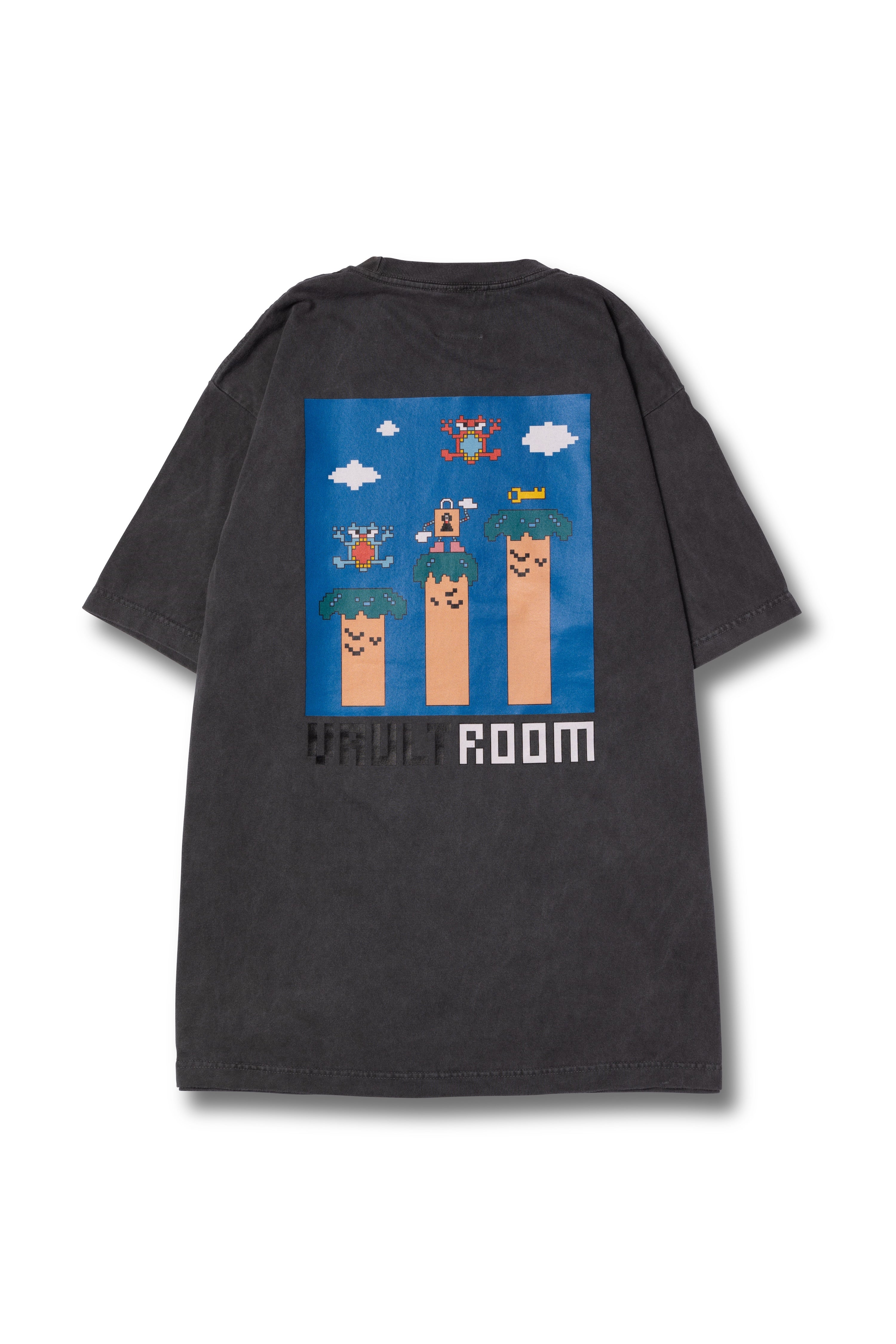 PIXEL TEE / CHARCOAL – VAULTROOM
