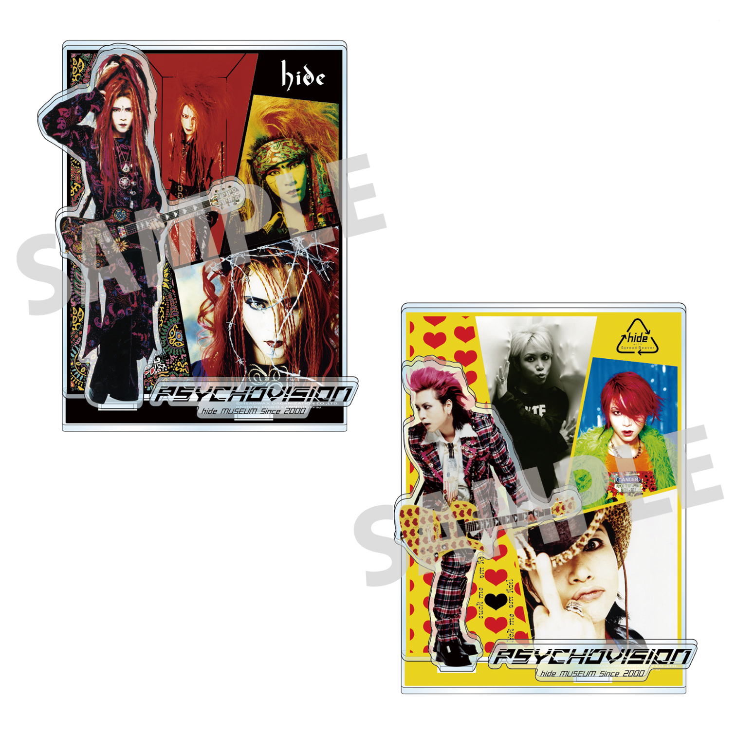 hide サイコビジョン 限定ピンバッジ全6種 コンプリート おまけ付き