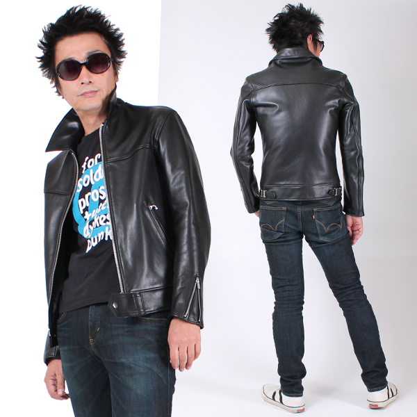 666 レザージャケット ライダースジャケット 革ジャン LJM-9TF