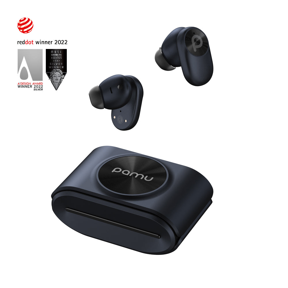 ヘッドホン PAMU SLIDE MIDNIGHT BLACK PaMu Slide］世界トップを