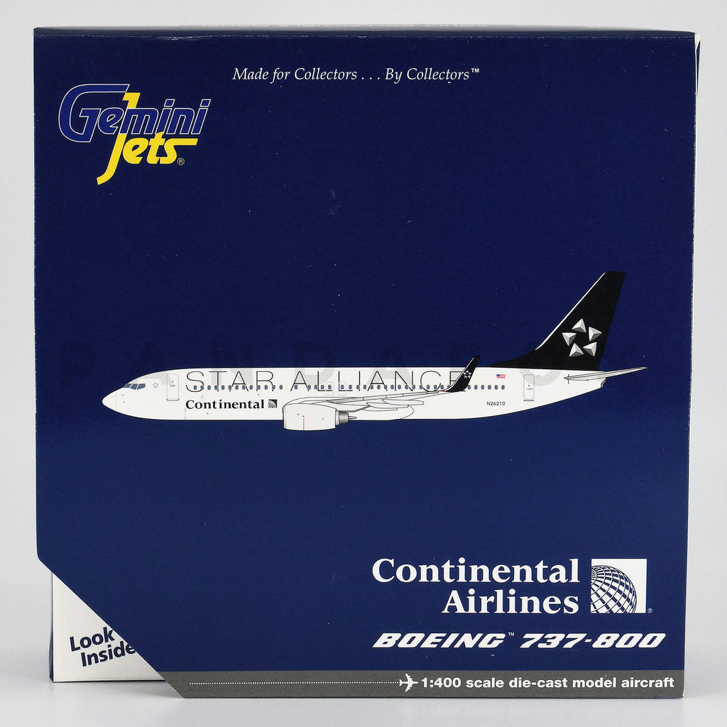 Continental Boeing 737-800 N26210 Star Alliance GeminiJets