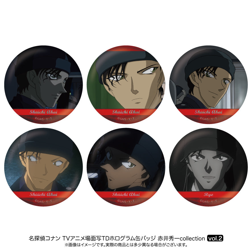 名探偵コナン セガ 缶バッジ 赤井秀一 沖矢昴 名探偵コナンSEGA Goods