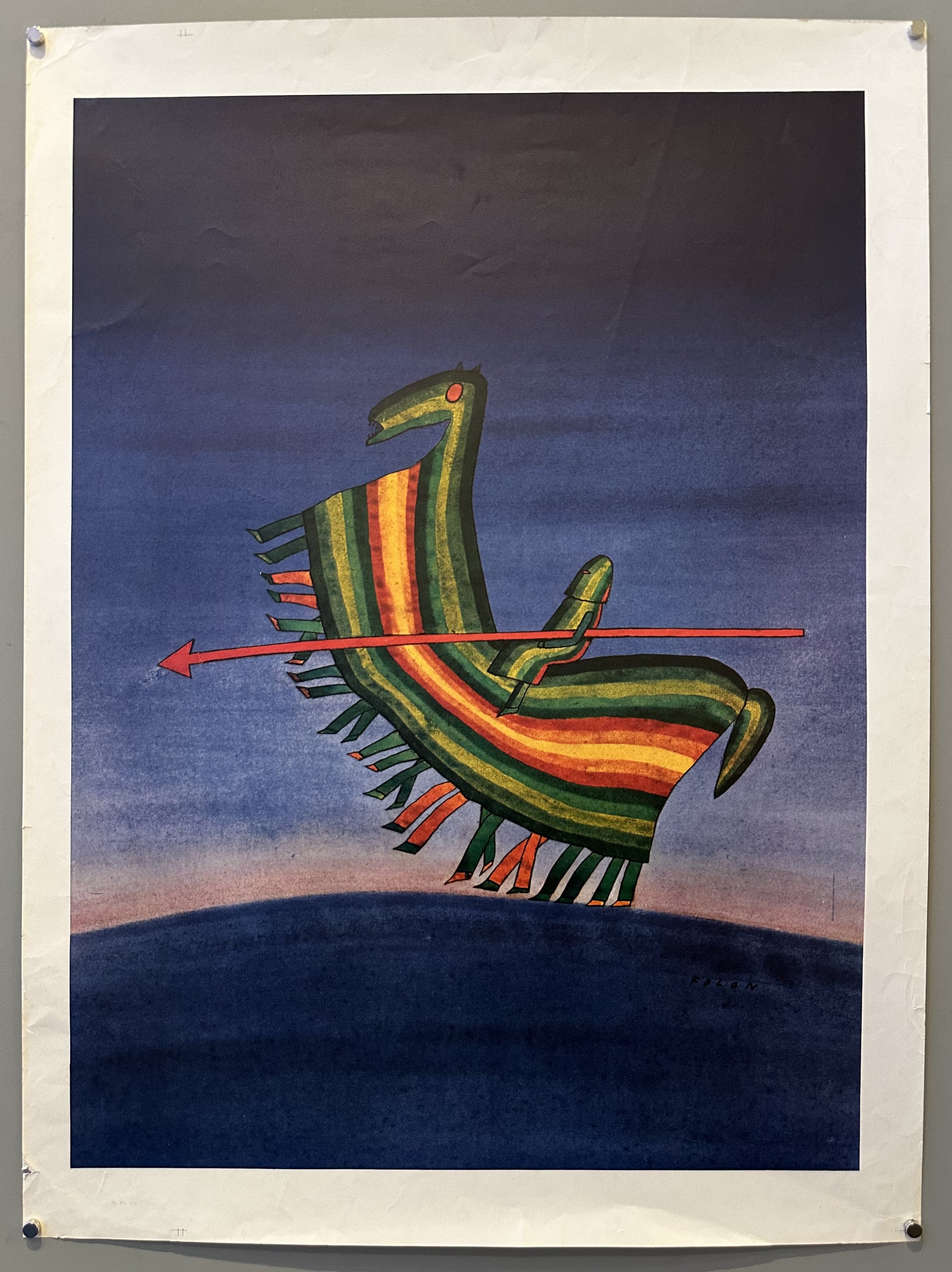 希少】MUSEE DE L'AFFICHE ポスタージャンミッシェル・フォロン Jean