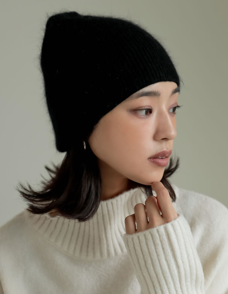 アンゴラニットビーニー - 帽子通販 | 人気レディースファッション