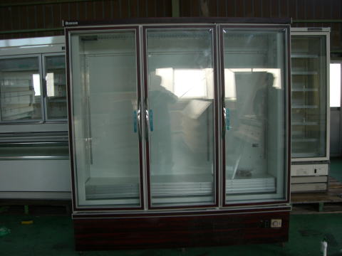 SANYO 冷蔵ショーケース SMR-S72F 動作品 冷蔵庫 二重扉 SANYO 冷蔵