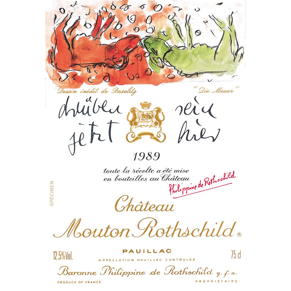 Chateau Mouton Rothschild 1989 | Wine.com