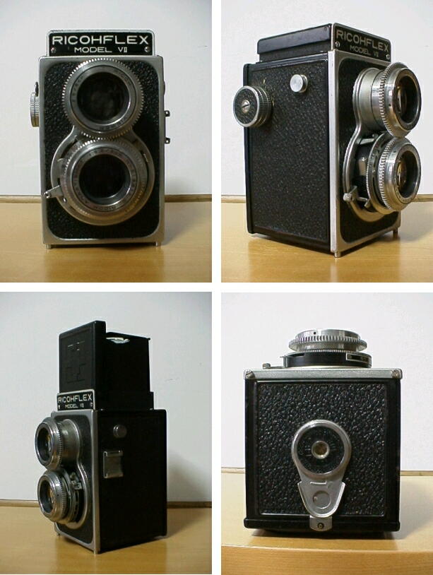 RICOH FLEX model Ⅵ カバー付き、レンズキャップ欠【昭和レトロ】