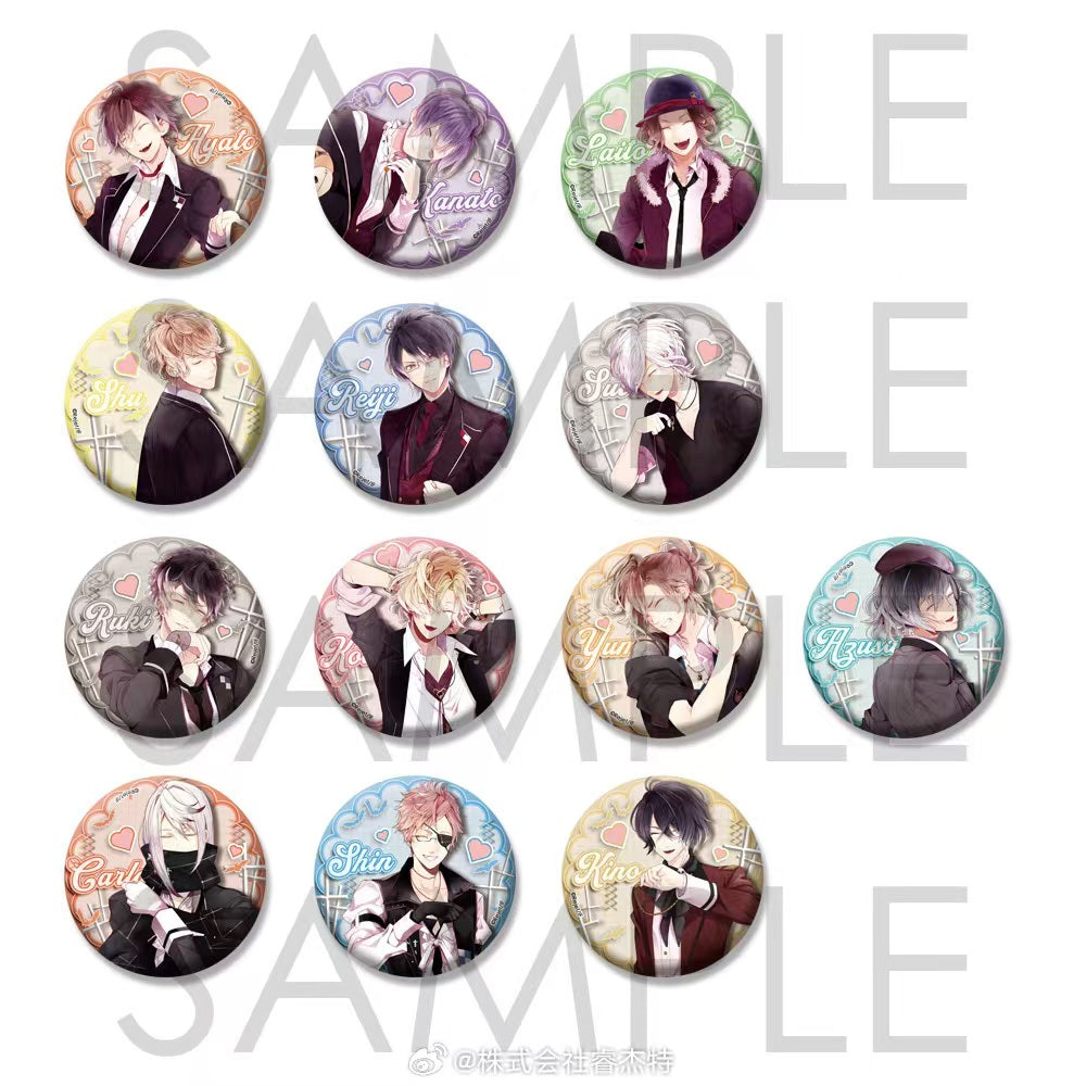 DIABOLIK LOVERS ディアラバ 中国限定 MMB 缶バッジ セット DIABOLIK