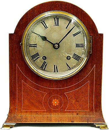 □アンティーク置時計修理 EMPIRE（英国）8日巻き 振り子時計